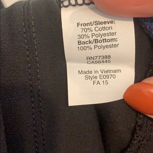 NWT Long Sleeved J. Crew Top in Heathered Blue - Picture 5 of 5